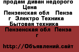 продам диван недорого › Цена ­ 1 000 - Пензенская обл., Пенза г. Электро-Техника » Бытовая техника   . Пензенская обл.,Пенза г.